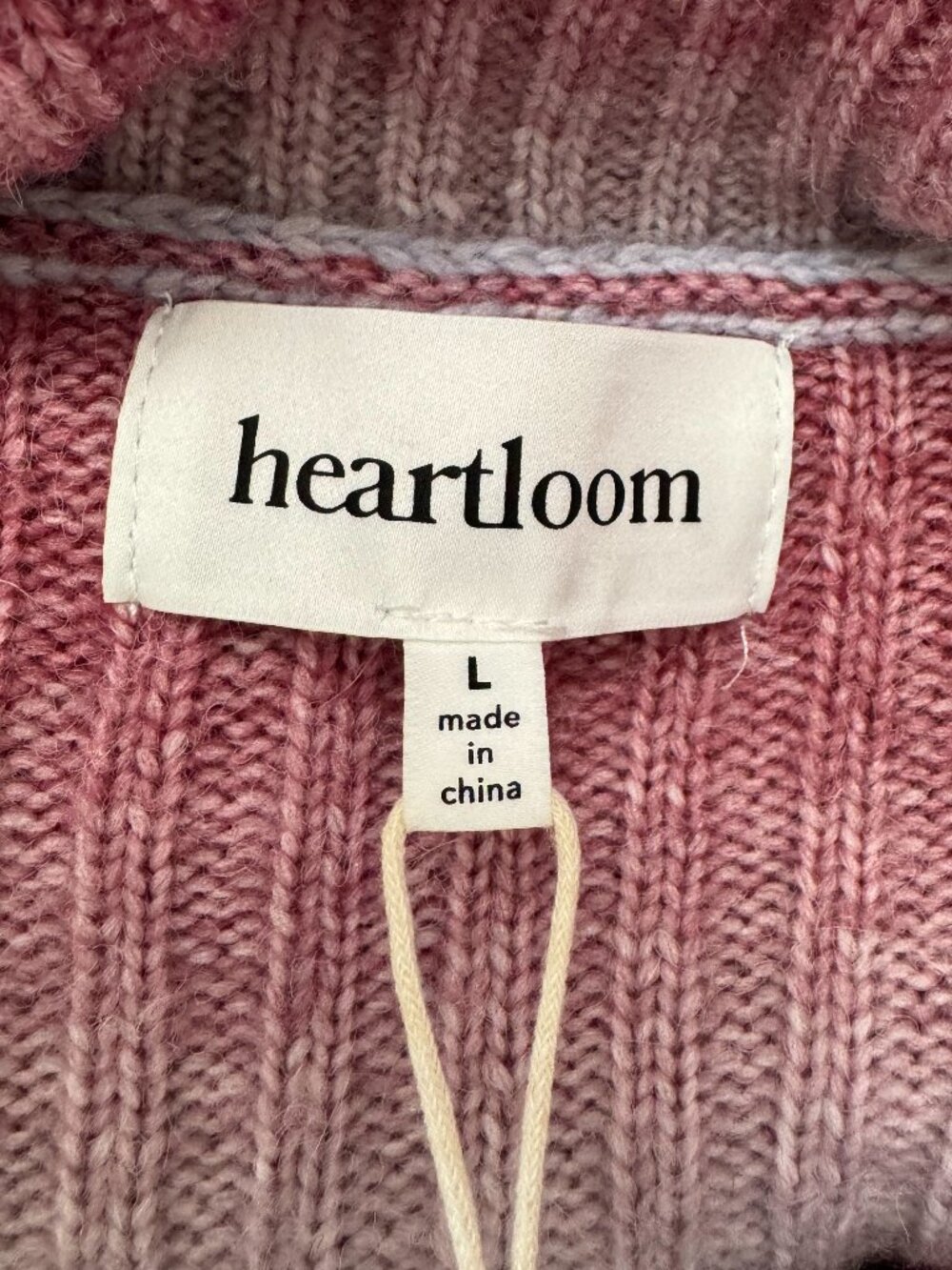 Heartloom Mariana Pastel Striped Midi Sweater Dress Size L NWT - Picture 3 of 6